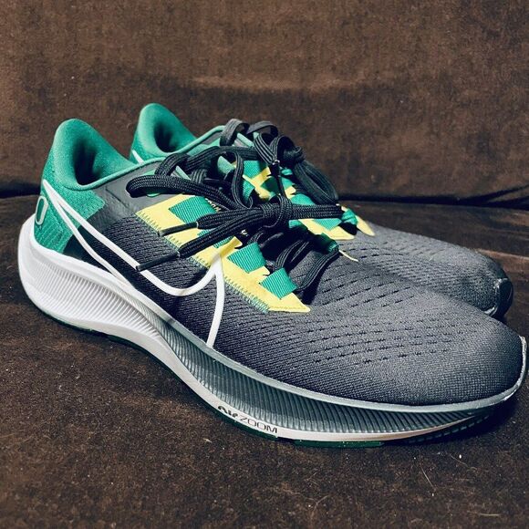Nike Air Zoom Pegasus 38 OREGON Fighting DUCKS Green 9 US DJ0840 001 Wmns 10.5 - Picture 1 of 9
